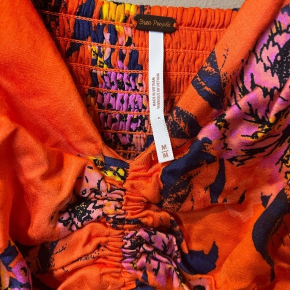 Free People Happy Heart Mini dress Size M - Picture 4 of 5